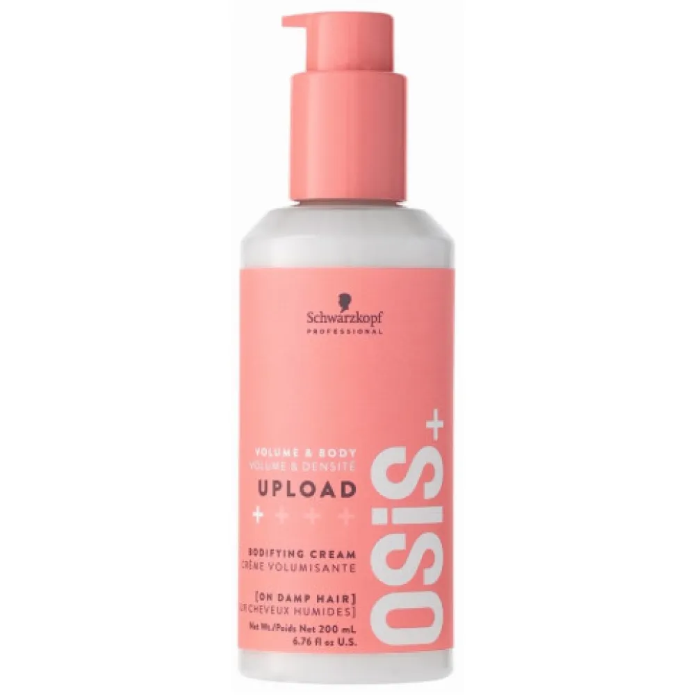 Schwarzkopf Professional OSIS+ Upload Cream – plaukų tūriui ir blizgesiui, 200 ml