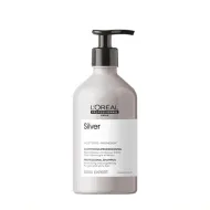L'Oreal Professionnel Serie Expert Silver Shampoo - neutralizuojantis šampūnas pilkiems arba balintiems plaukams, 500 ml