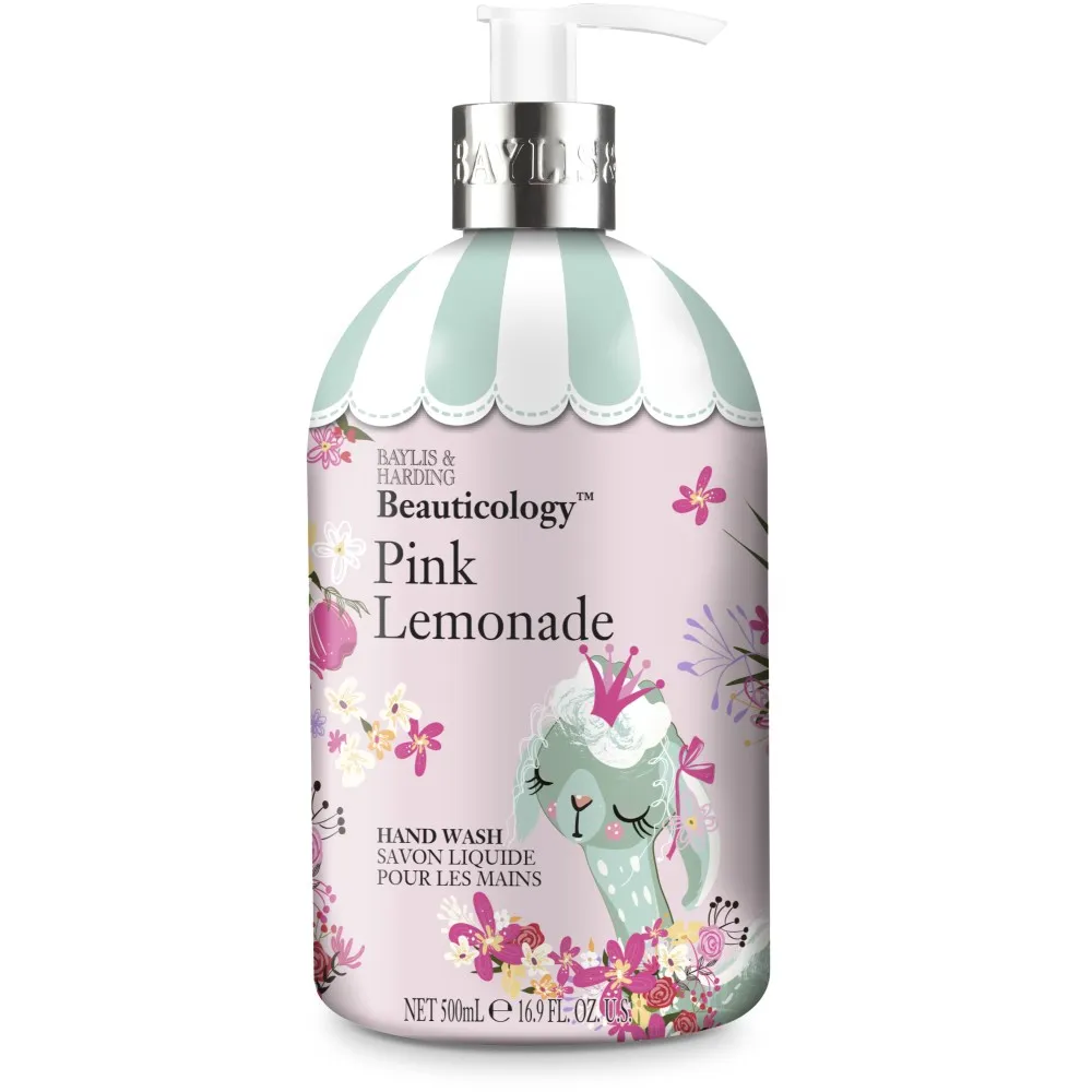Baylis & Harding Beauticology Pink Lemonade skystas rankų muilas, 500 ml