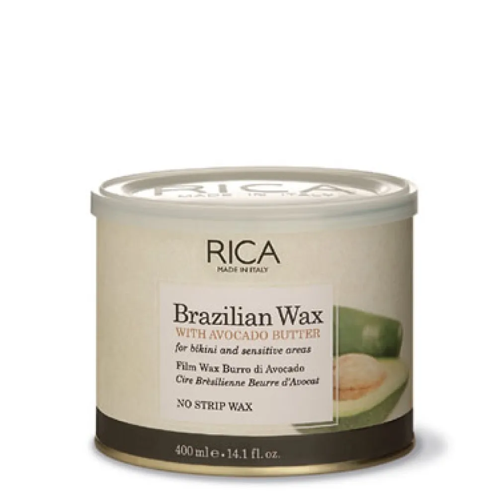 RICA Brazilian Avocado Wax - Brazilijos avokado vaškas / kietasis vaškas, 400 ml