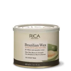 RICA Brazilian Avocado Wax - Brazilijos avokado vaškas / kietasis vaškas, 400 ml