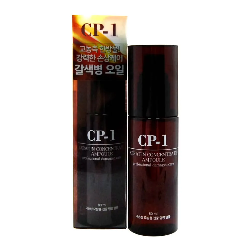 CP-1 Keratin Concentrate Ampoule - Koncentruota keratino esencija silpniems, sausiems ir pūkuotiems plaukams, 80 ml