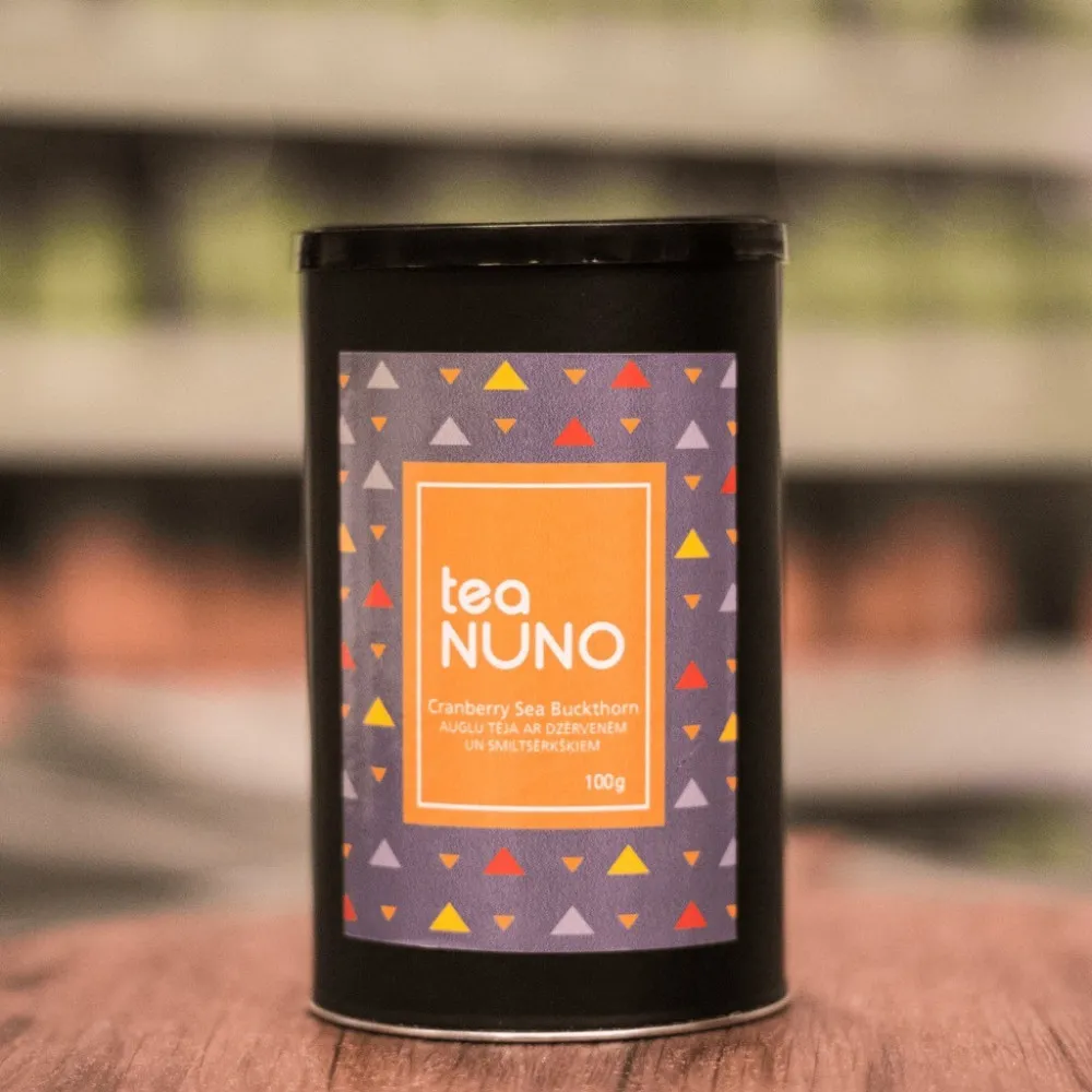 Spanguolių ir šaltalankių vaisių arbata, 100 g.