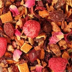 Spanguolių ir šaltalankių vaisių arbata, 100 g.