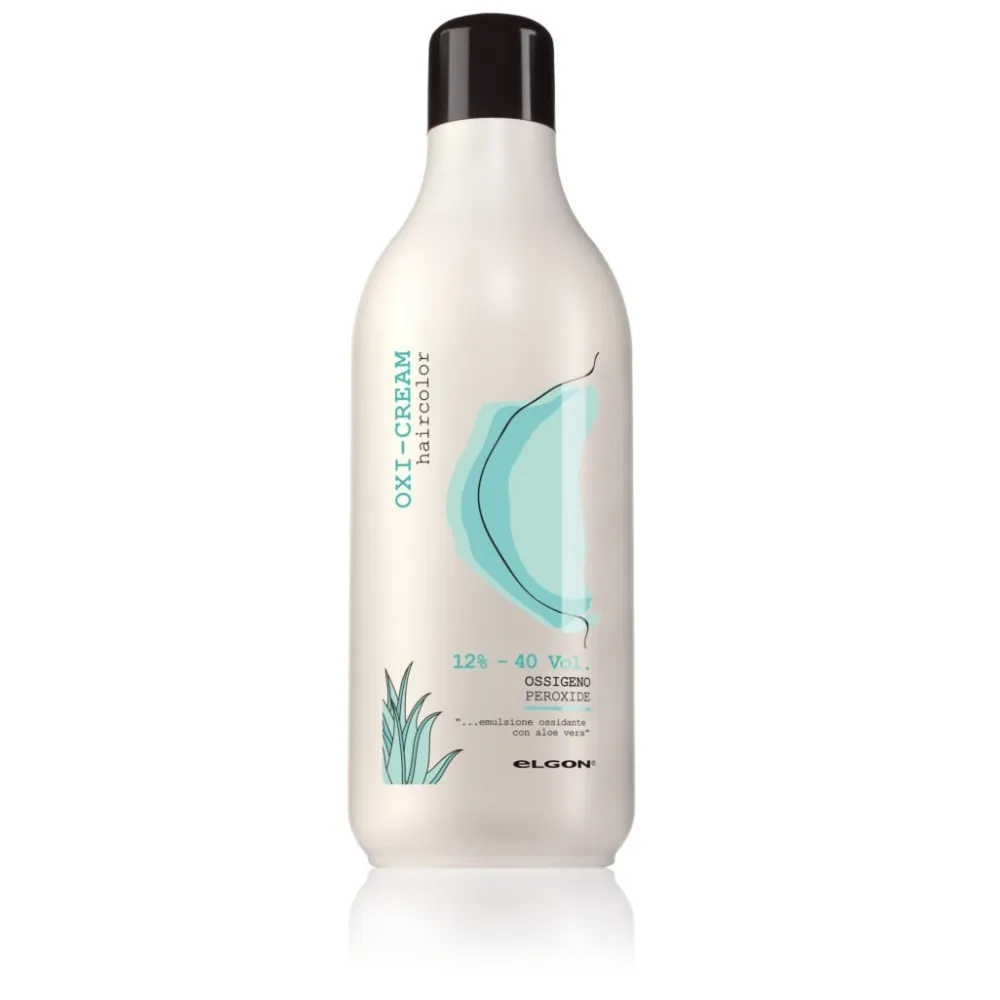 ELGON Oxi-cream haircolor 12% - oksiduojanti emulsija su alaviju, 1000 ml
