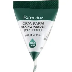 FarmStay Cica Farm Baking Powder Pore Scrub – veido šveitiklis su centella ekstraktu, 7 ml