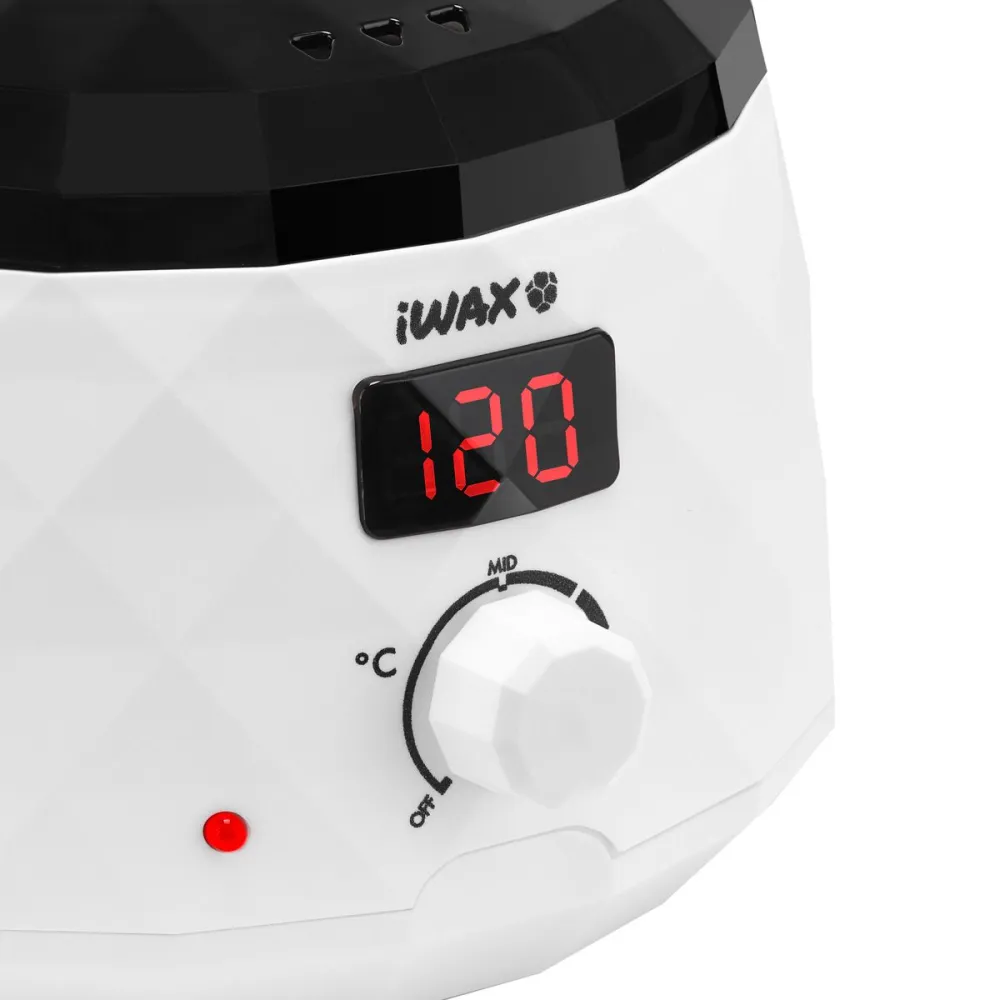 Vaško šildytuvas iWax Diamond Tech, 100 W, 400 ml, baltas