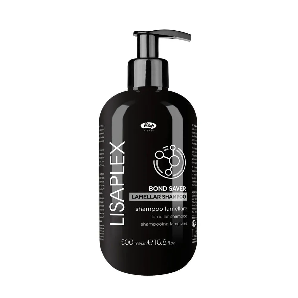 Lisap Lisaplex Lamellar Shampoo - atnaujinantis lamelinis šampūnas, 500 ml