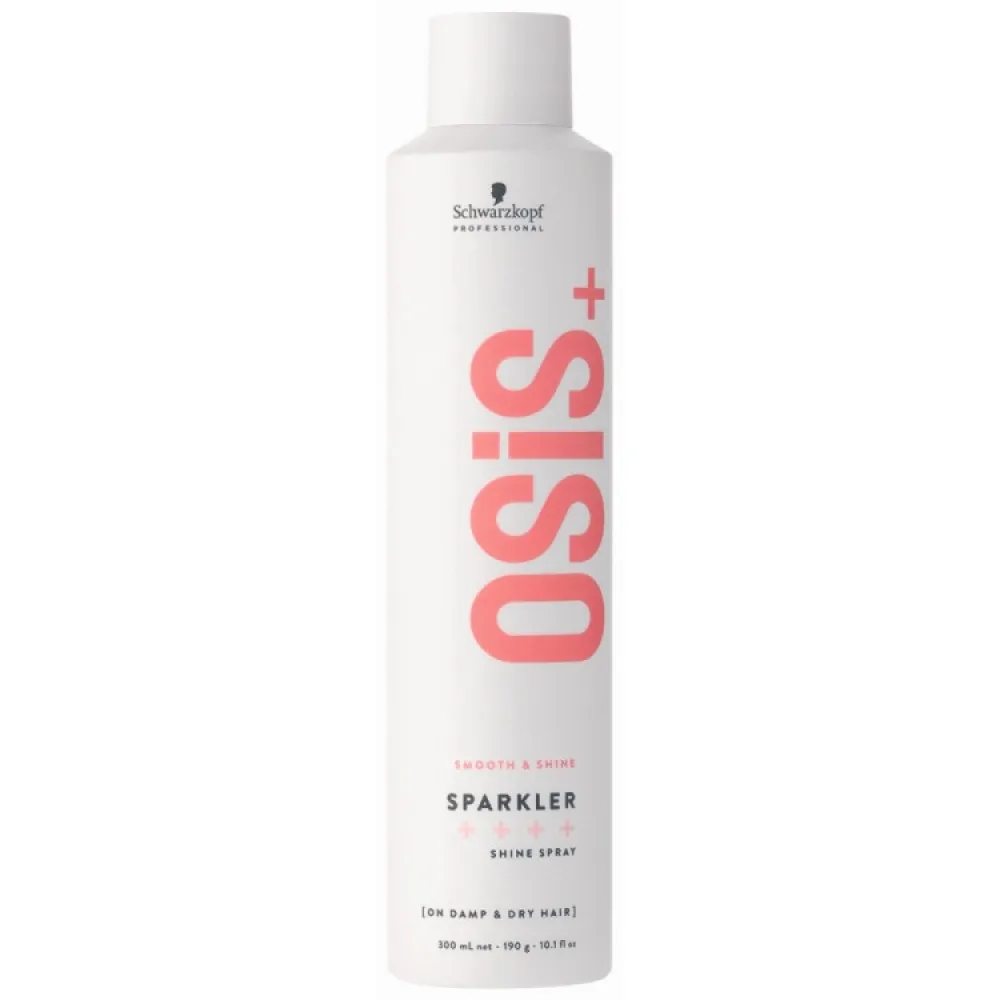 Schwarzkopf Professional OSIS+ Sparkler Shine Spray - plaukų blizgesio purškiklis, 300 ml