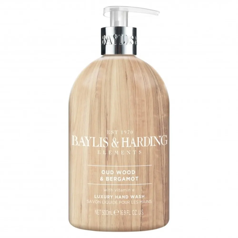 Baylis&Harding Elements - Oud & Bergamot skystas rankų muilas, 500 ml