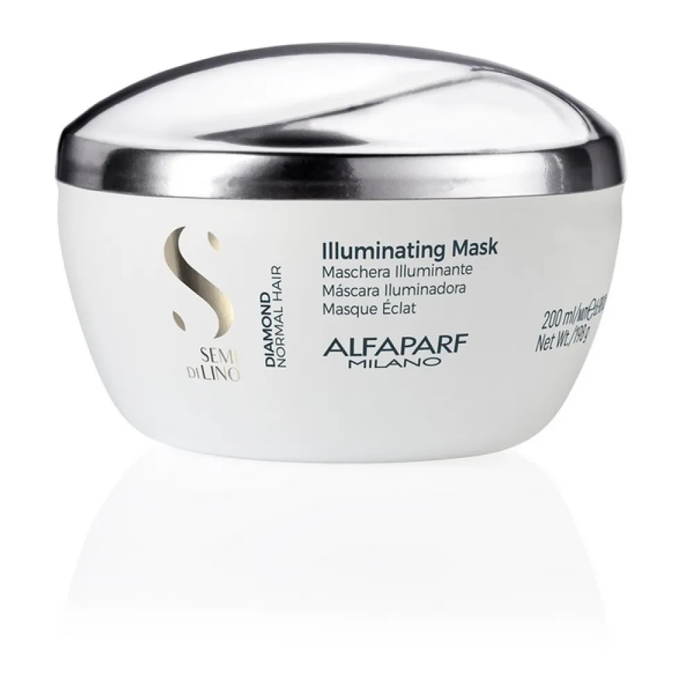 Alfaparf SDL Diamond ILLUMINATING MASK - Kaukė su deimantų mikrokristalais, 200 ml