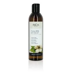 RICA Cotton Milk Pre-wax gel – gelis su medvilnės ekstraktu prieš depiliaciją, 250 ml