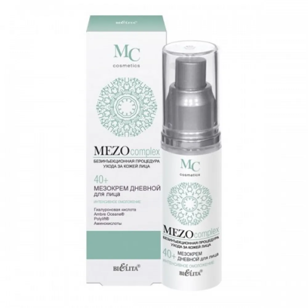 MezoComplex. Dieninis mezokremas veidui 40+ Intensyvus atjauninimas 50 ml