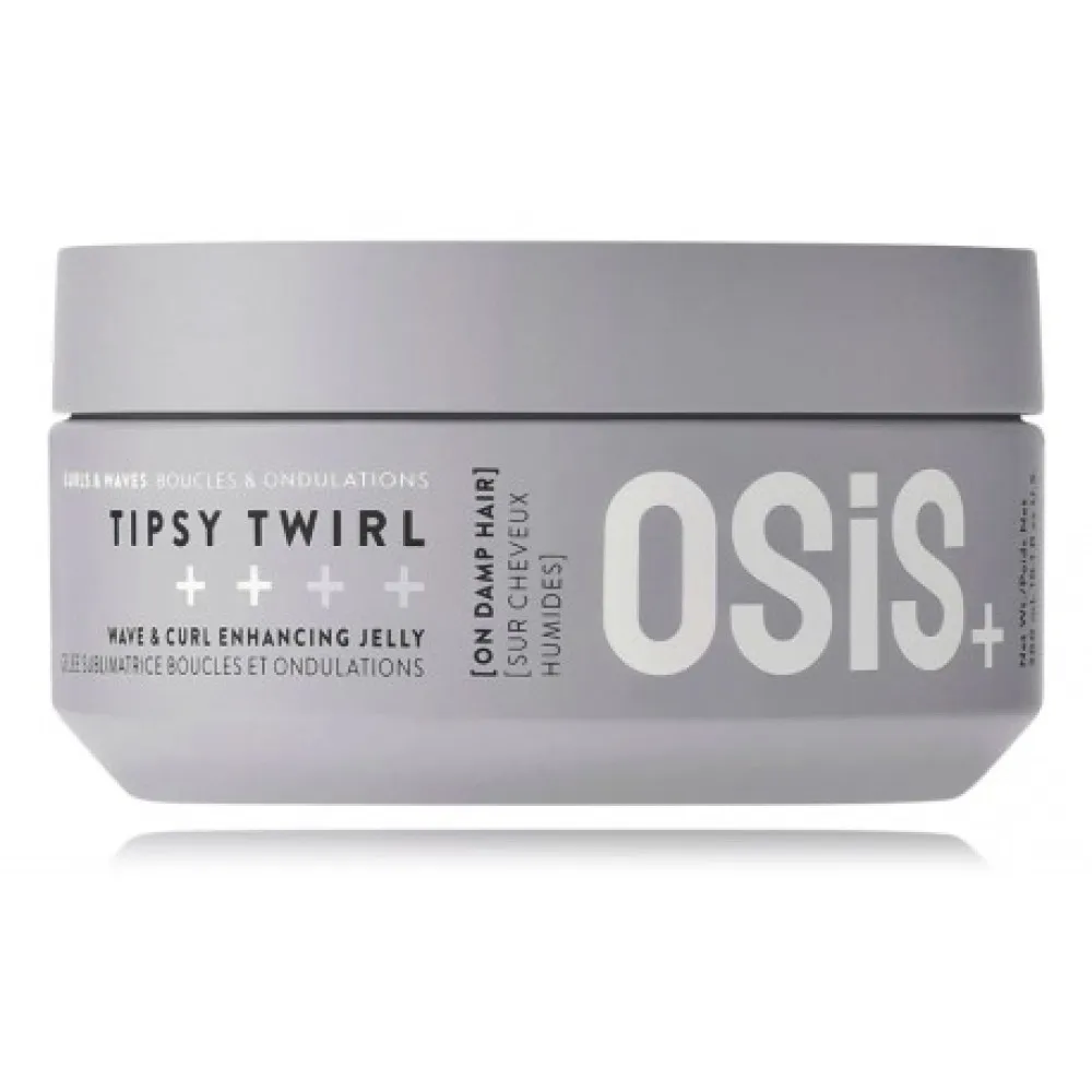 Schwarzkopf Professional OSIS+ Tipsy Twirl jelly - Tekstūrą formuojanti želė bangoms ir garbanoms, 300 ml