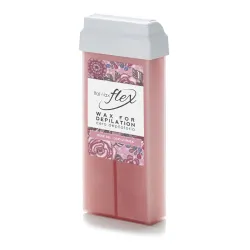 ItalWax FLEX ROSE - minkštas depiliacinis vaškas su titano dioksidu, 100 ml