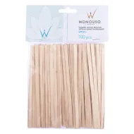 ItalWax medinės špachtelės, mažos, 100 vnt.