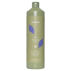 ECHOSLINE NO YELLOW Shampoo – Šampūnas geltonų tonų neutralizavimui šviesiems, balintiems arba žiliems plaukams, 1000 ml