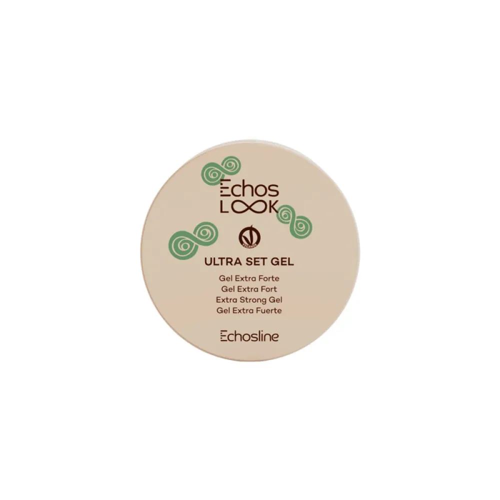 ECHOSLOOK Ultra Set Gel - Ypač stiprios fiksacijos plaukų želė, 200 ml
