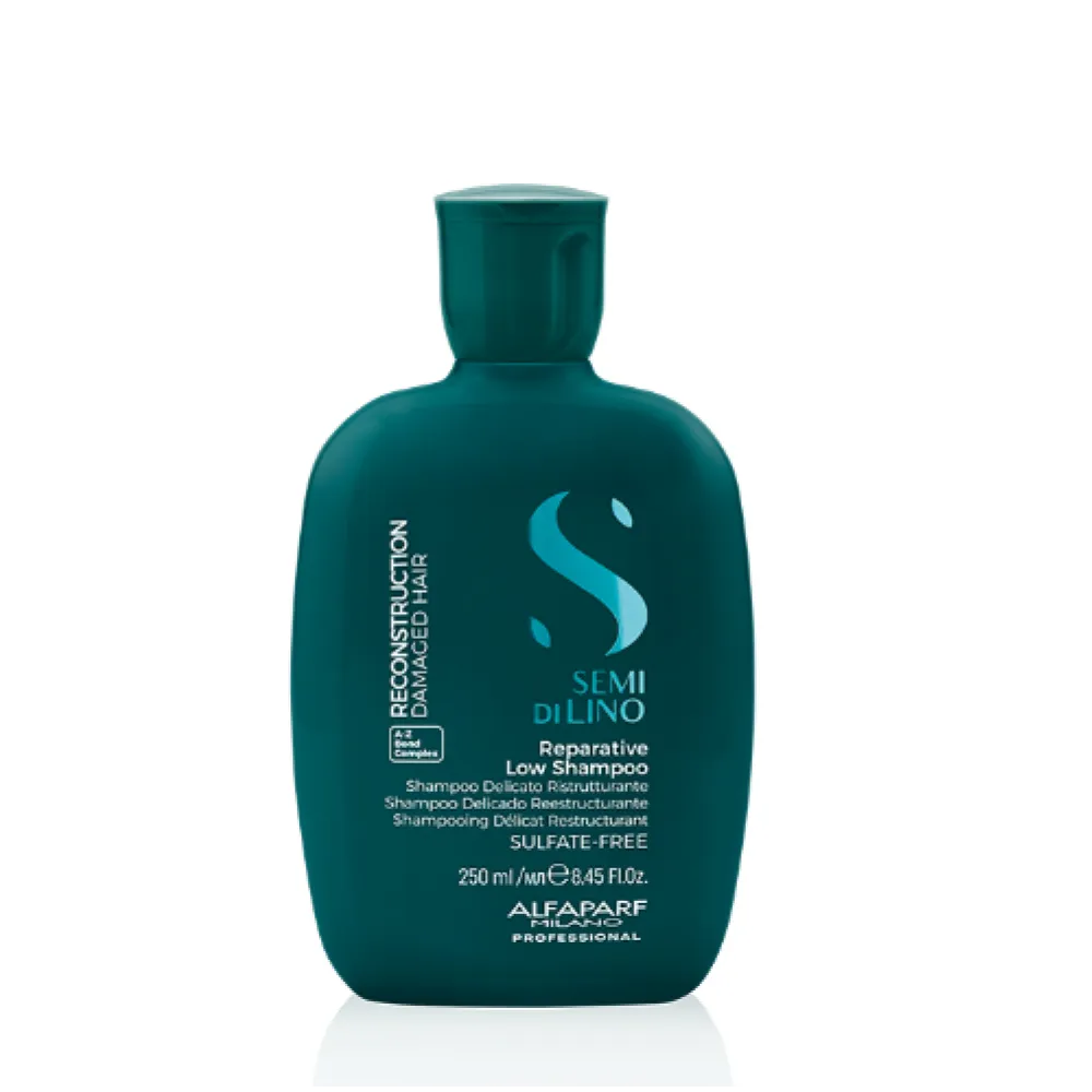ALFAPARF Milano Semi Di Lino RECONSTRUCTION Shampoo – atstatomasis šampūnas pažeistiems ir balintiems plaukams, 250 ml