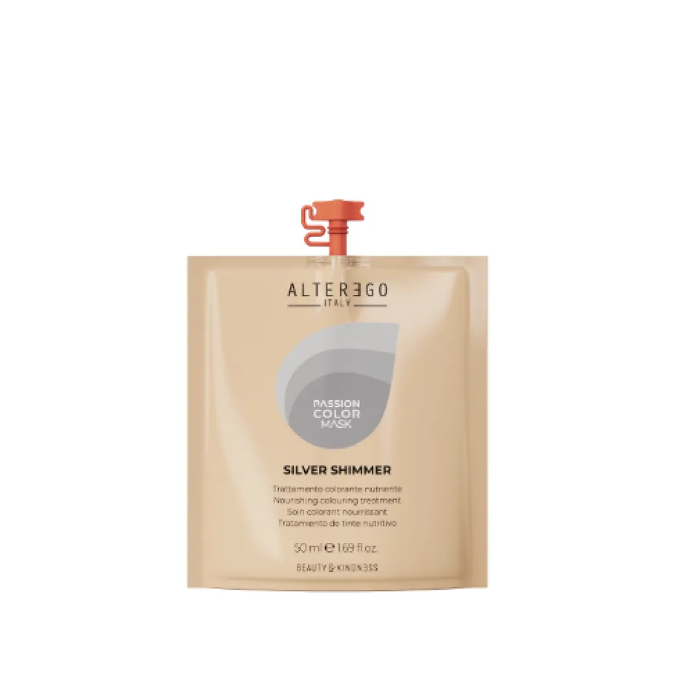 ALTER EGO PASSION Color mask SILVER SHIMMER - tonuojanti kaukė, 50 ml