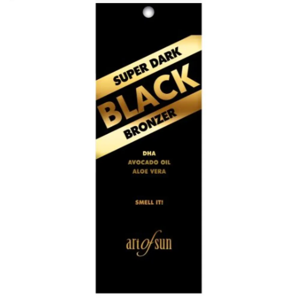 Art Of Sun Black Super Dark Bronzer - soliariumo kremas su bronzantais, 15 ml