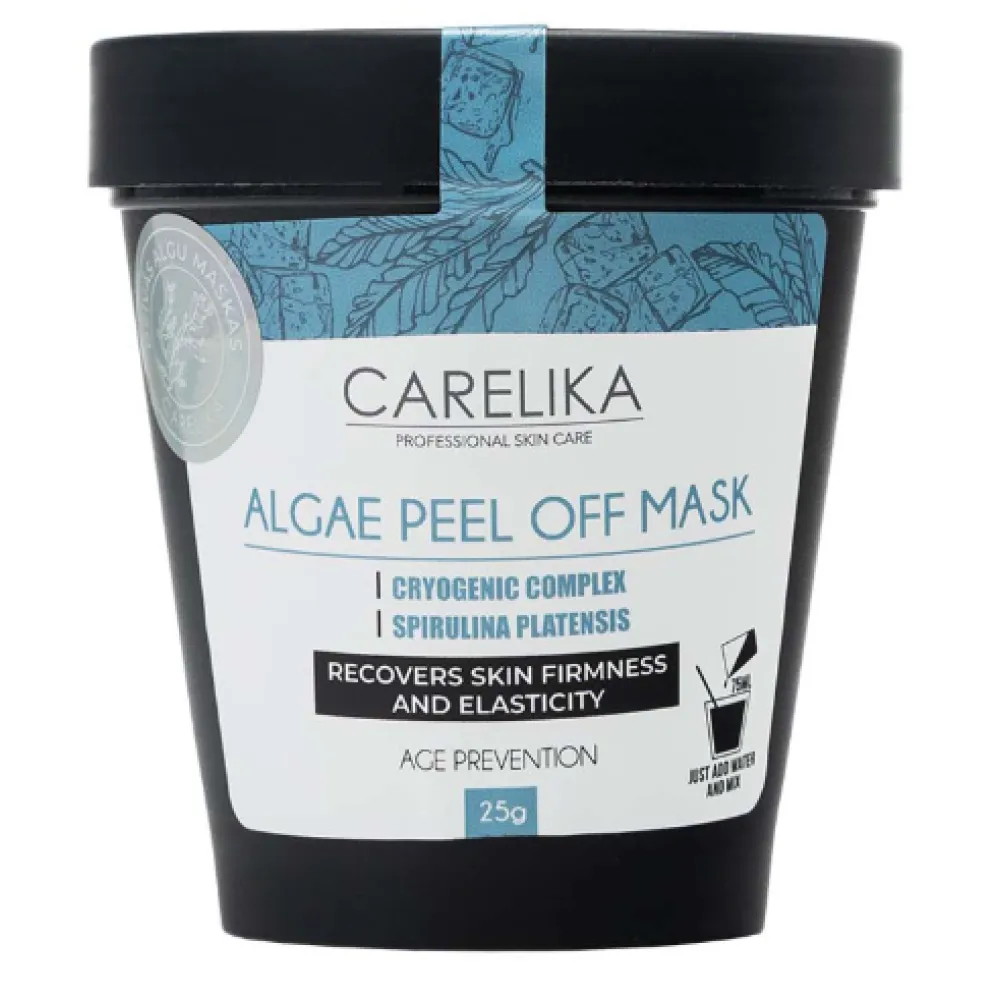 CARELIKA Algea Peel Off Mask Cryogenic Complex - plastifikuojanti kaukė su anti-senėjimo efektu, 25 g