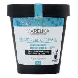 CARELIKA Algae Peel-Off Mask Marine Collagen – plėvelinė kaukė su jūros kolagenu, 25 g