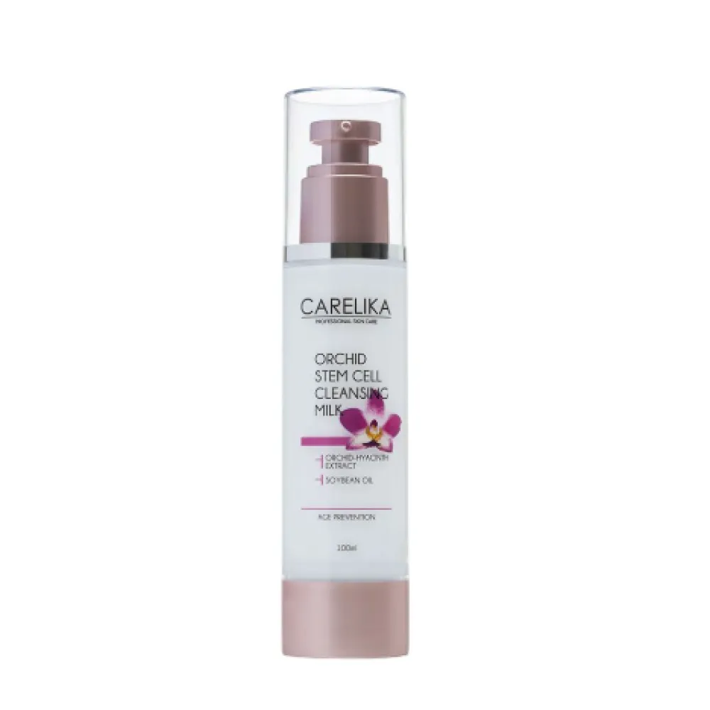 CARELIKA Orchid Stem Cell Cleansing Milk – valomasis pienelis su orchidėjų kamieninėmis ląstelėmis, 100 ml