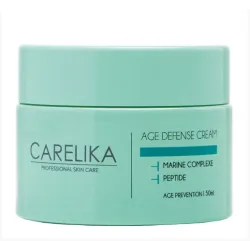 CARELIKA Age-defense — priešraukšlinis dieninis kremas su peptidais ir jūrų kompleksu, 50 ml