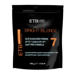 ETB Hair Professional Premium Blue Bleaching Powder 7 Level, 500gr.