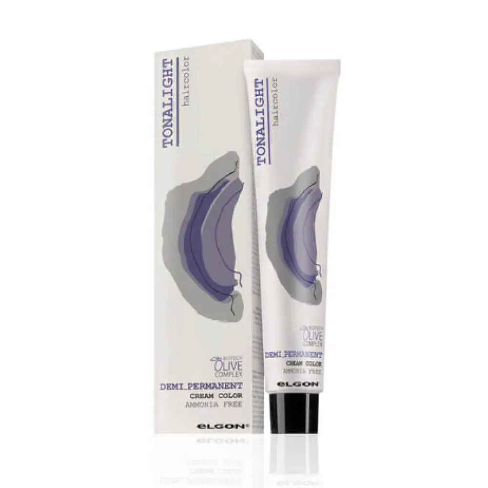 ELGON Tonalight - Profesionalūs tonavimo plaukų dažai be amoniako, 7.44 - Intensyviai varinis blondas