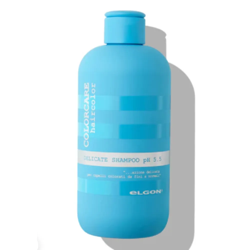 ELGON Colorcare Delicate Shampoo - šampūnas dažytiems ir ploniems plaukams, 300 ml