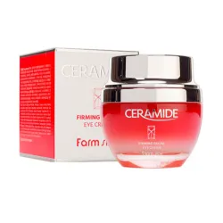 FarmStay Ceramide Firming Facial Eye Cream – Labai koncentruotas akių kremas, 50 ml