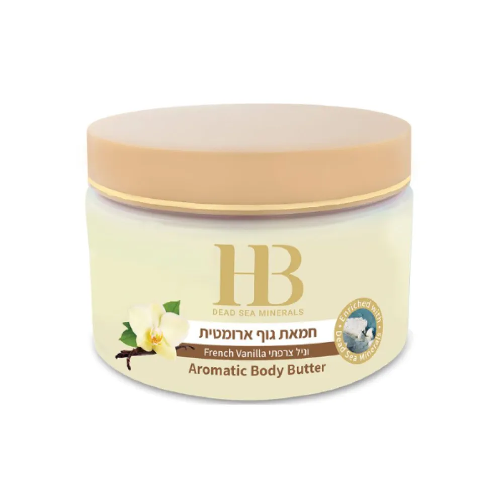 H&B Aromatic Body Butter – Kūno sviestas su prancūziškos vanilės aromatu, 350 ml
