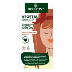 HERBATINT Vegetal Color – organinė plaukų spalva (Pure Caramel Power / Karamelė)