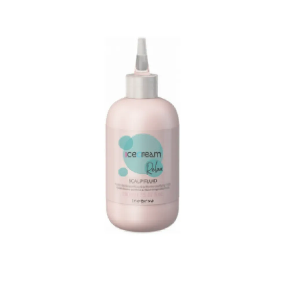 Inebrya Ice Cream Relax Scalp Fluid – galvos odos pilingas, 150 ml