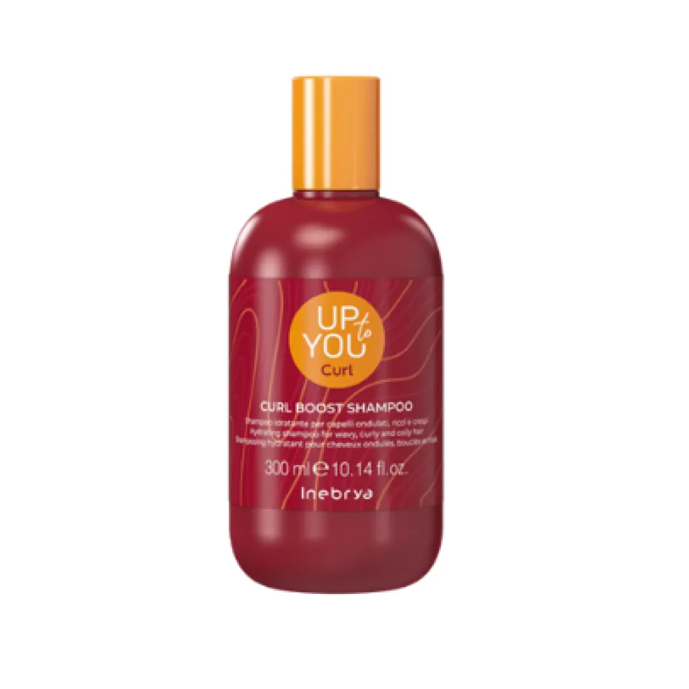 Inebrya UP to YOU Curl Boost Shampoo - Šampūnas garbanotiems plaukams, 300 ml