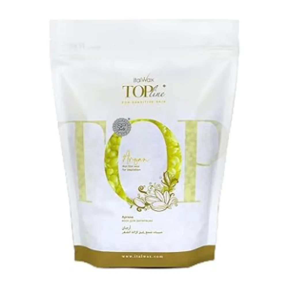 Italwax Top Formula Argan – karštas plėvelinis vaškas granulėmis, 750 g