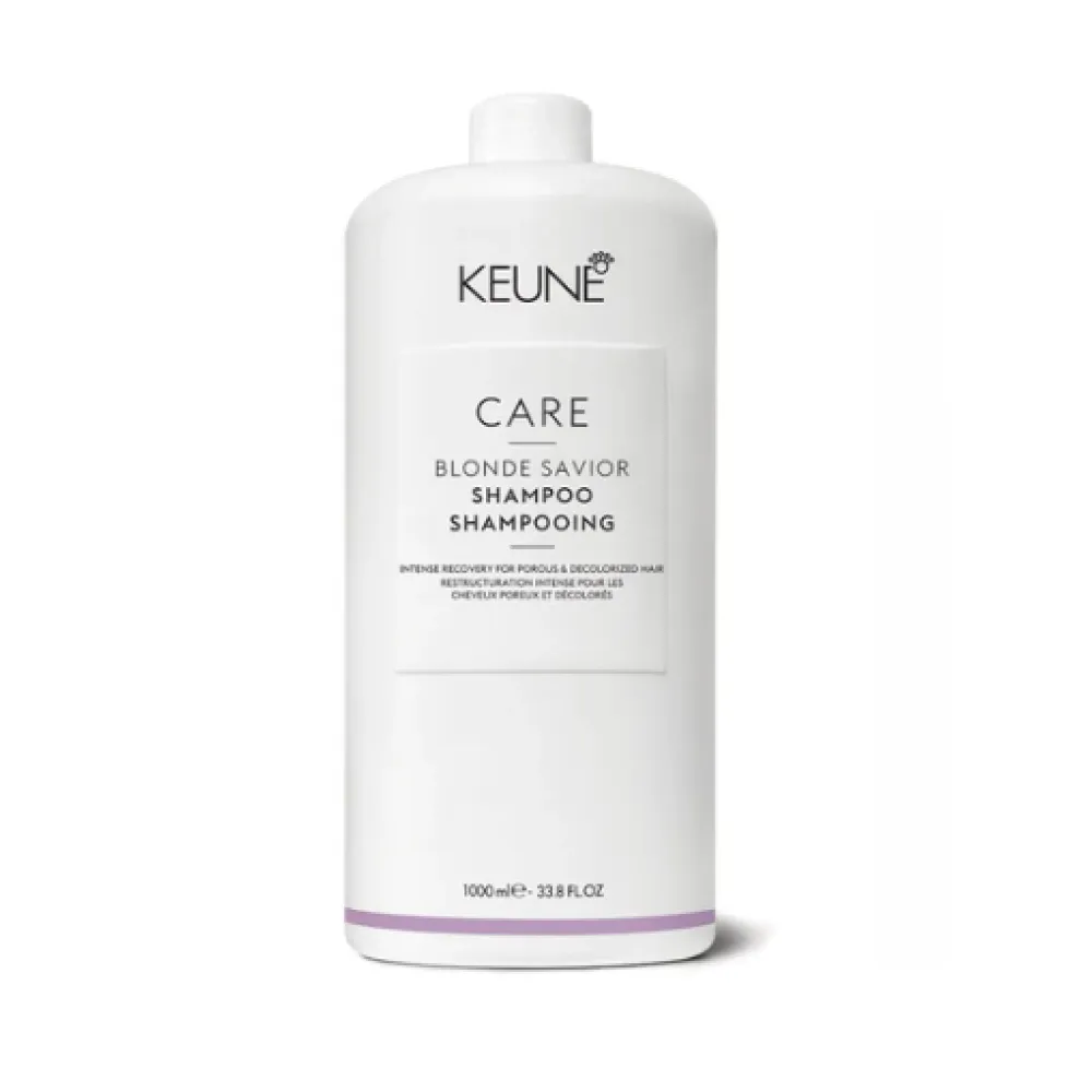 KEUNE Care Blonde Savior Shampoo - Šampūnas porėtiems, nušviesintiems plaukams, 1000 ml