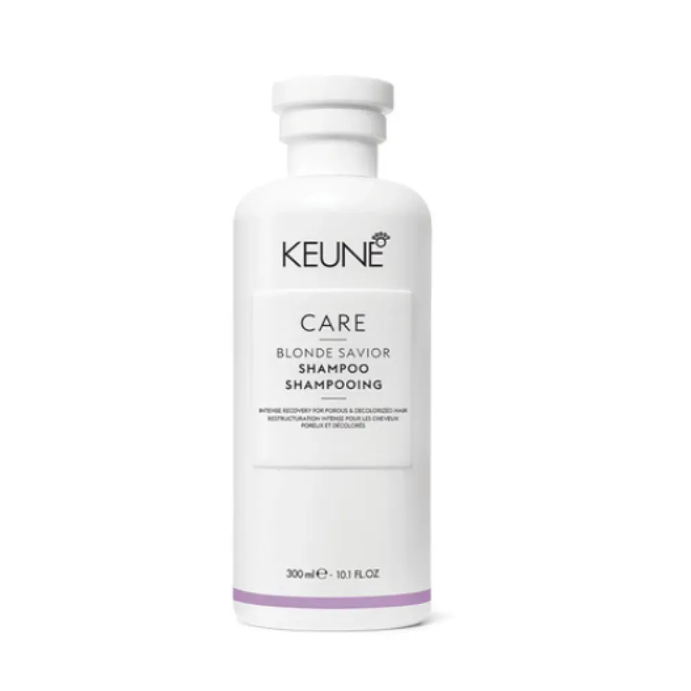 KEUNE Care Blonde Savior Shampoo – šampūnas porėtiems, dekoloruotiems plaukams, 300 ml