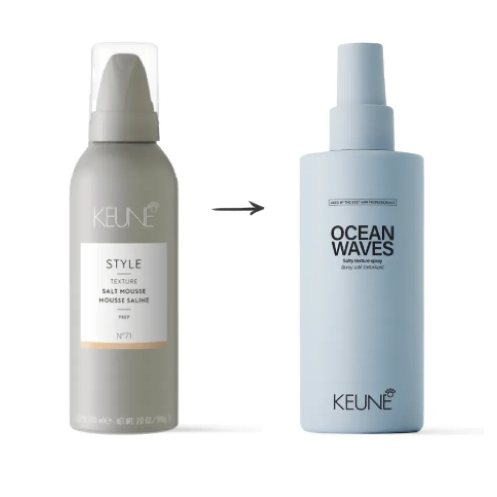 KEUNE Style OCEAN WAVES – druskos purškiklis plaukų tekstūravimui, 200 ml