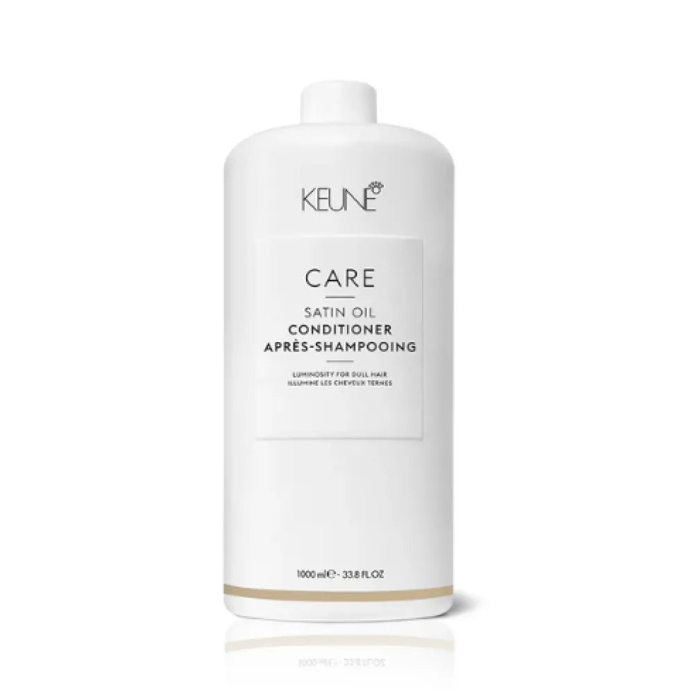 KEUNE Care Satin Oil Conditioner - kondicionierius šilkiniams ir blizgiems plaukams, 1000 ml