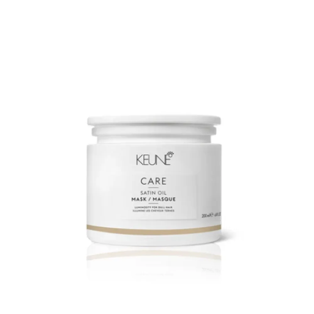 KEUNE Care Satin Oil Mask - Kaukė spindintiems plaukams, 200 ml
