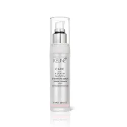 KEUNE Care Keratin Smooth Smoothing Serum – lyginantis plaukų serumas, 25 ml