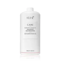KEUNE Care Keratin Smooth Shampoo – nugludinantis keratino šampūnas, 1000 ml
