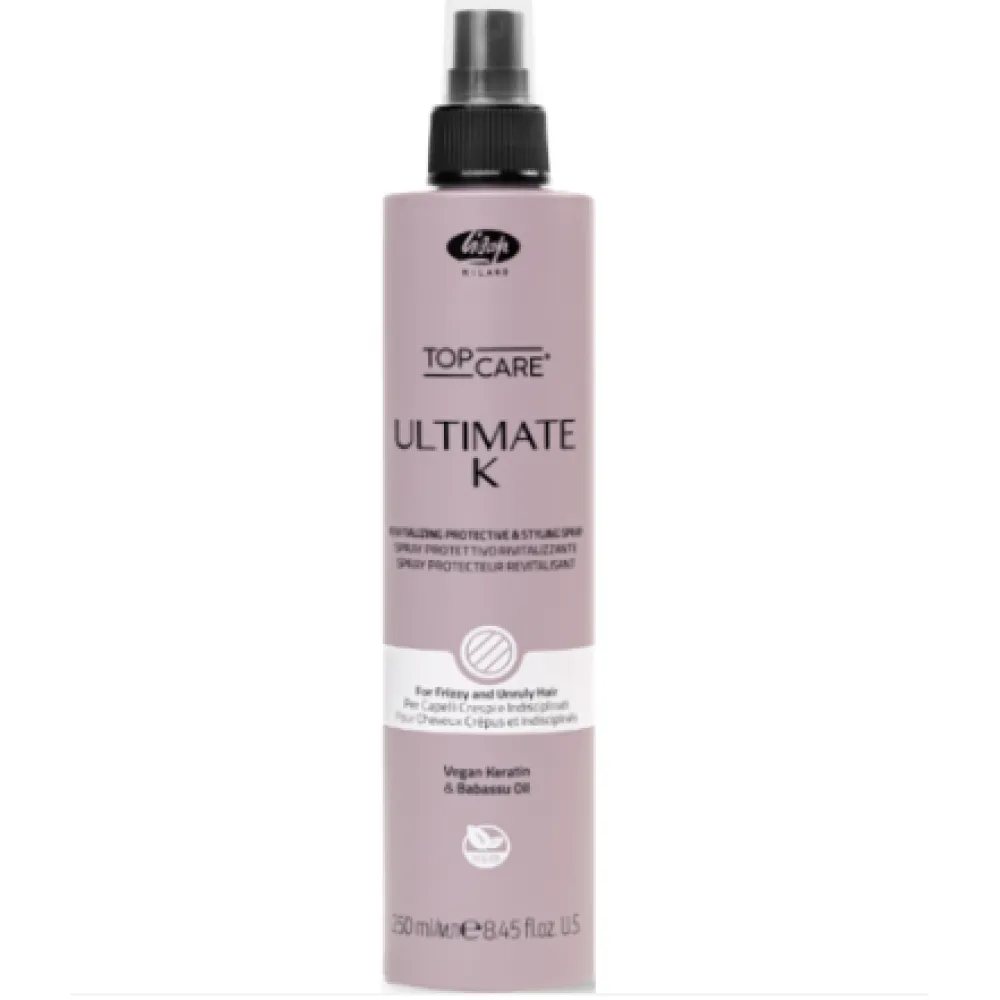 Lisap Milano UltimateK Fluid Spray – lygumo suteikiantis purškiklis su keratinu, 250 ml