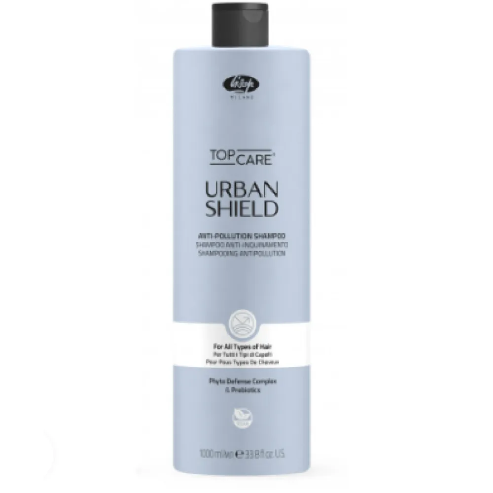 Lisap Milano Top Care URBAN Shield Shampoo – apsauginis plaukų šampūnas, 1000 ml