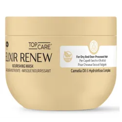 Lisap Milano Top Care ELIXIR Renew Mask – atnaujinamoji kaukė chemiškai apdorotiems ir pažeistiems plaukams, 500 ml