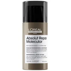 L'Oreal Professionnel Serie Expert Absolut Repair Molecular Leave-in Mask - Paliekama kaukė plaukų atstatymui, 100 ml