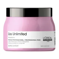 L'Oreal Professionnel Serie Expert Liss Unlimited – lyginamoji kaukė sausiems ir nepaklusniems plaukams, 500 ml